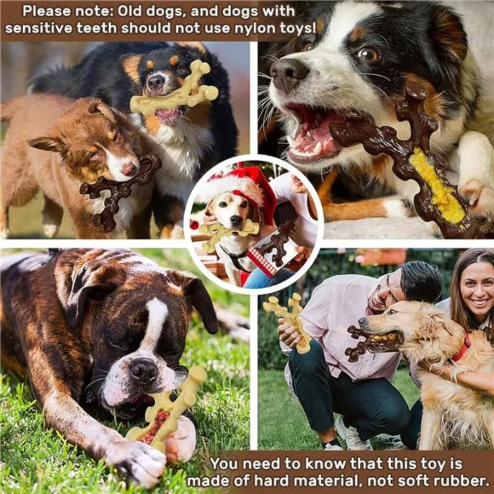2 Pack Dog Chew Toys for Chewers,Boredom and Stimulating Best Dog